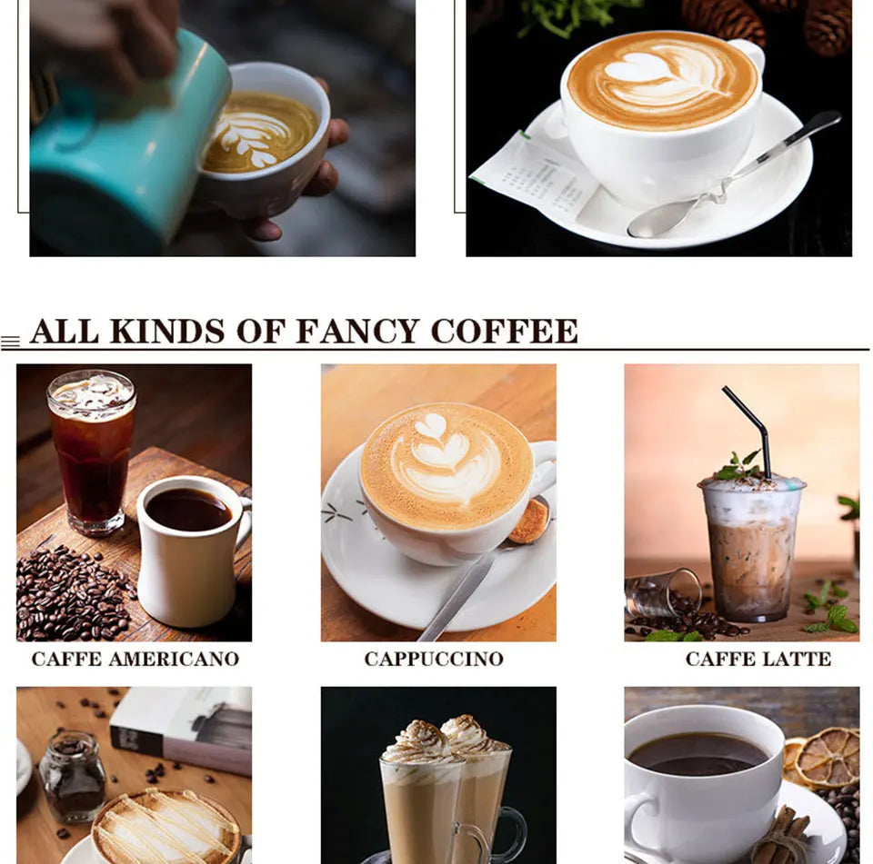 Italian espresso machine Dolce milk frother kitchen appliance electric foam cappuccino latte mocha coffee machine