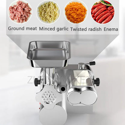 110/220V Meat Grinder Slicer Desktop Stainless Steel Shredded Pork Meat Mixer Meat Cutter Restaurant Food Processing Appliances