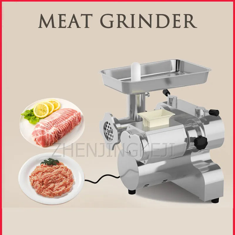 110/220V Meat Grinder Slicer Desktop Stainless Steel Shredded Pork Meat Mixer Meat Cutter Restaurant Food Processing Appliances