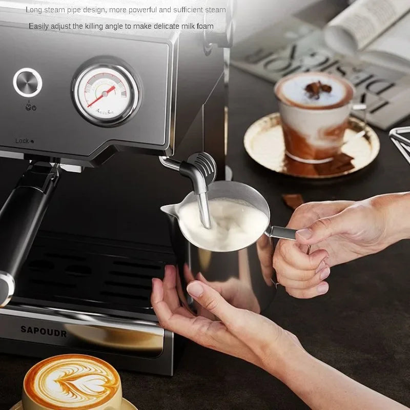 2024 New Kitchen Appliances Sepda EC25 Milk Foam Integrated Small Home Automatic Coffee Machine 220V/110V