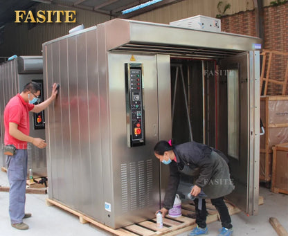 For Electric Bakery Equipment Restaurant Used Automatic Rotary Bread Oven Machine Commercial for Make Pizza and Cake