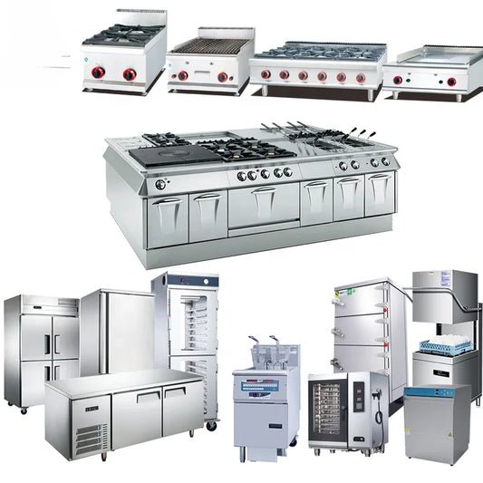 industrial custom commercial electrical gas canteen catering hotel restaurant kitchen cooking equipment manufacturer