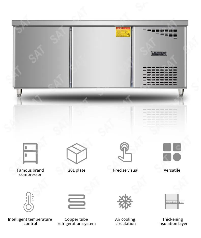 Commercial Fridge Kitchen Appliances fridge and freezer equipment Big Deep Chest Freezer table