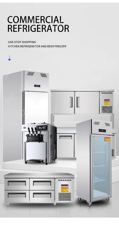 Commercial Fridge Kitchen Appliances fridge and freezer equipment Big Deep Chest Freezer table