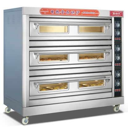 Customized Stainless steel Pizza oven commercial oven bakery equipment Restaurant Kitchen electric oven for baking