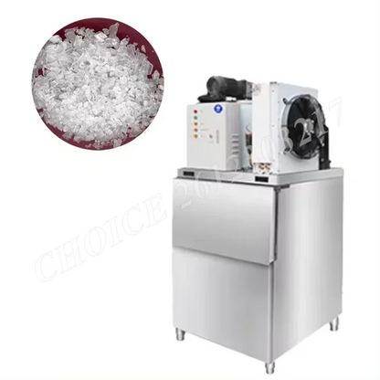 Automatic Ice Cube Maker Machine 200kg/Day Stainless Steel Ice Maker Machine Home Appliance For Bar Restaurant Commercial